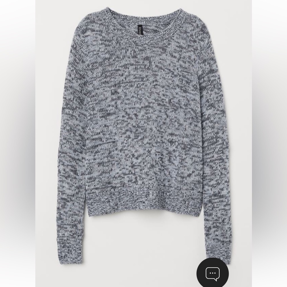 H & M Divided women's soft knit sweater size Medium ribbing